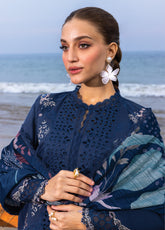 Carnation By Rang Rasiya Embroidered Lawn 3 Piece Unstitched Suit RR25CLFE D-05 KEYA